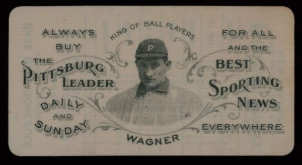 1904 Pittsburg Leader Honus Wagner Schedule